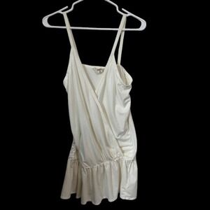 Ralph Lauren Polo‎ Jeans Co. Cream Wrapped Draped Goddess Top Size M